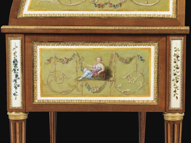 Mobilier du XVIIIe siècle décoré de tôle peinte et vernie 615510