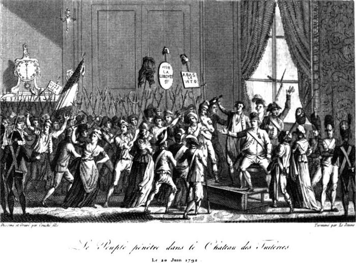 JUIN - La journée du 20 juin 1792, l'invasion du château des Tuileries  800px-15