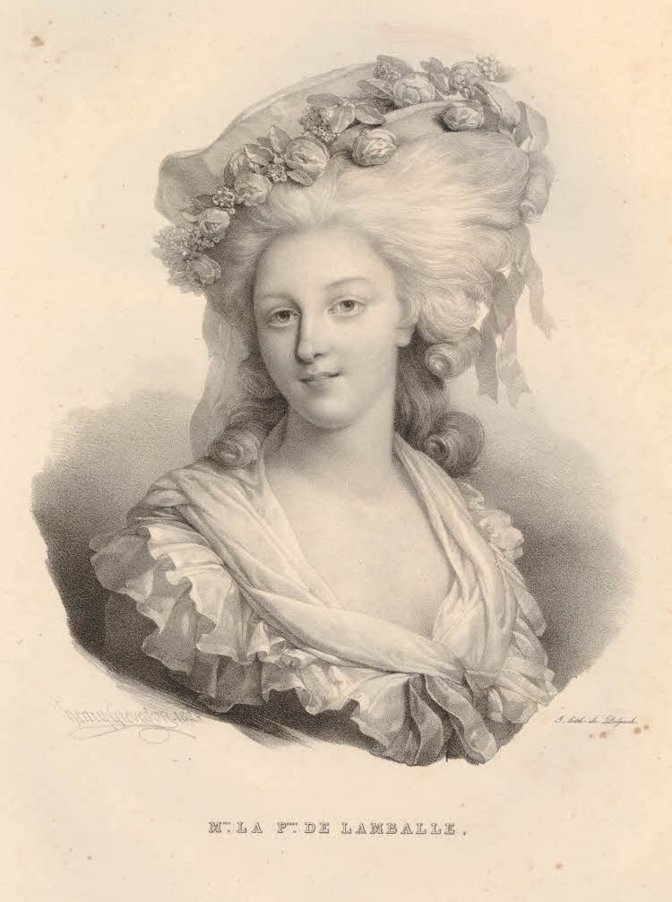 Portraits de la princesse de Lamballe par et d'après Angelica Kauffmann An161212
