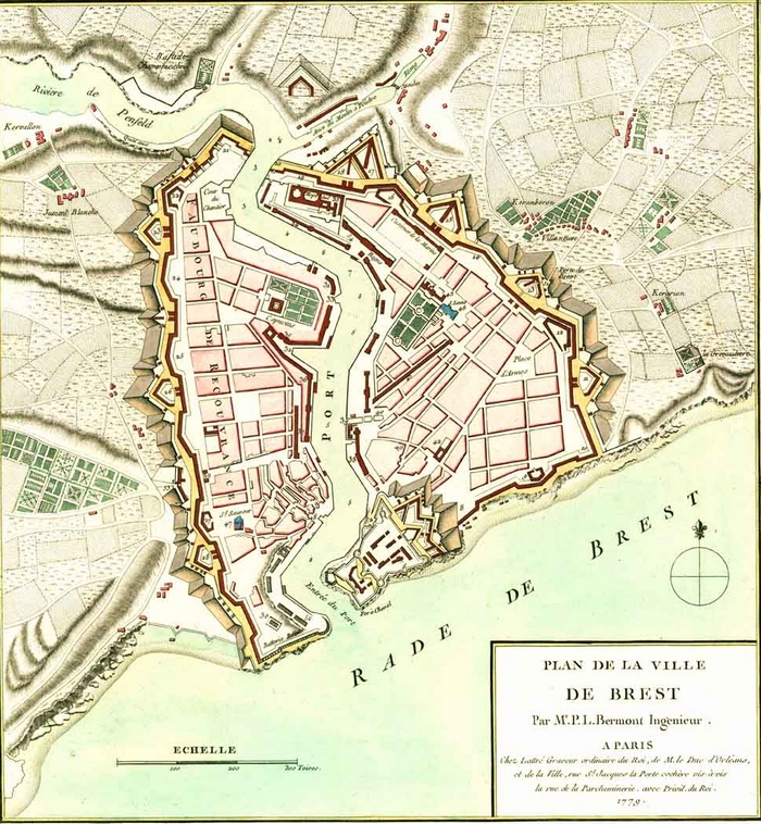 Les places royales en France au XVIIIe siècle Brest_10