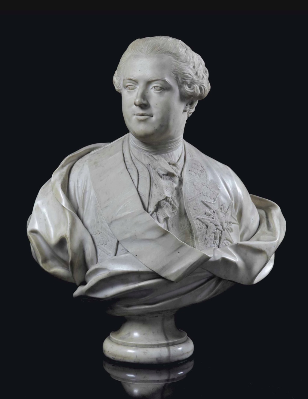 Abel François Poisson marquis de Marigny et son épouse, marquise de Marigny, née Filleul  Bust_m10