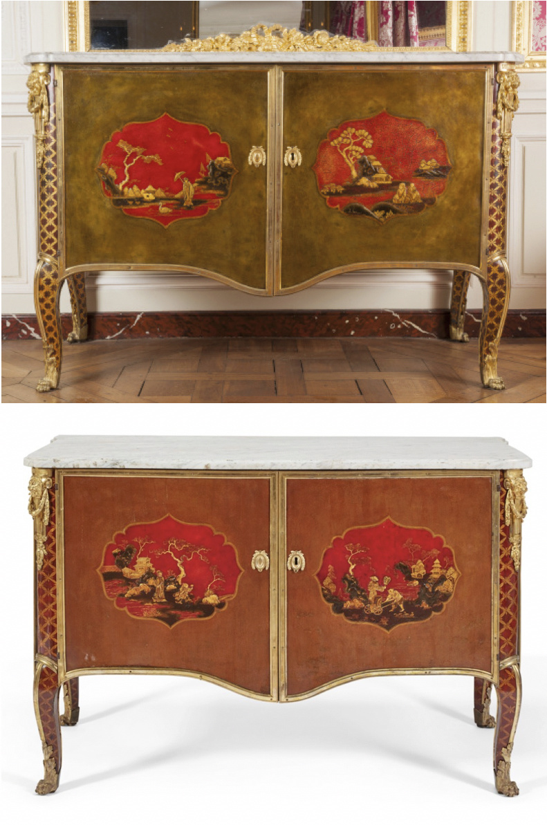 marques - Marques du mobilier et sceau du Garde-Meuble de la reine Marie-Antoinette Capt1166