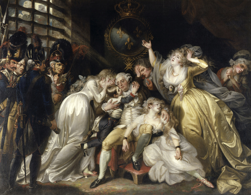  Les adieux de Louis XVI à sa famille, 20 janvier 1793 Capt1494