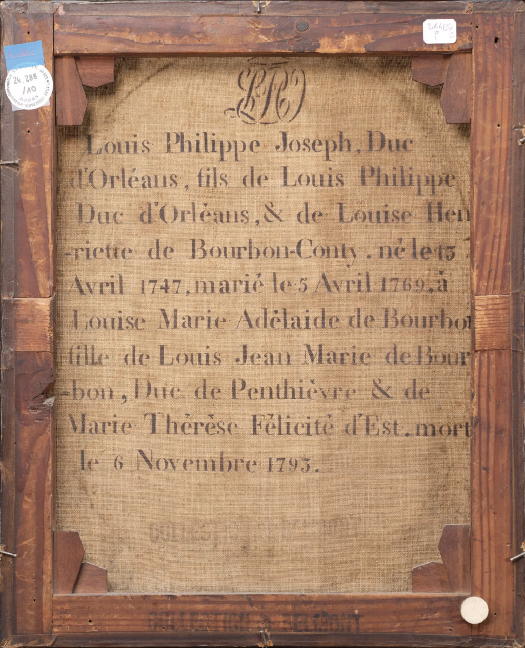 Louis-Philippe d’Orléans, duc de Chartres, puis duc d’Orléans (1785-1790), dit Philippe Égalité - Page 5 Capt1540
