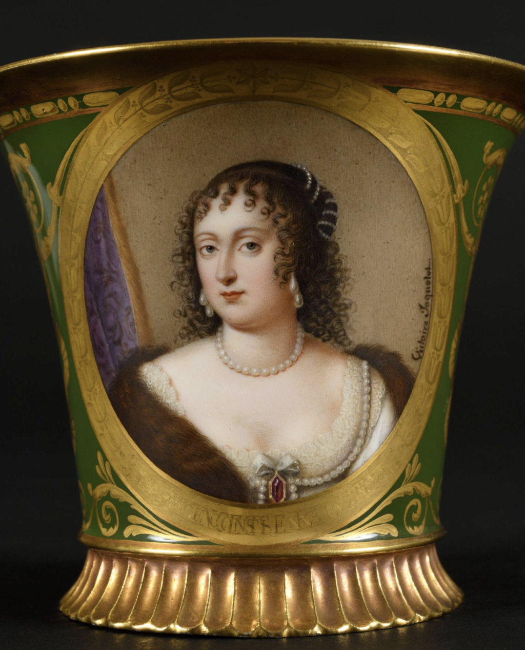 Marie-Victoire Jaquotot (1772-1855), « premier peintre sur porcelaine du roi » Louis XVIII Capt3191