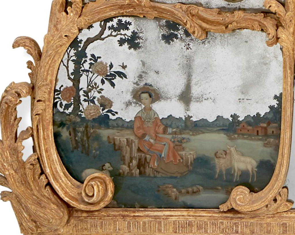 La peinture sous / sur verre au XVIIIe siècle Capt3370