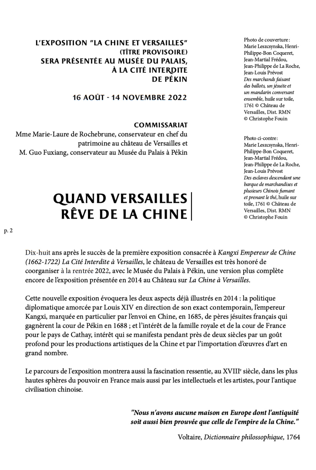 Expositions : La Chine à Versailles (2014 et 2022) et La Cité Interdite et le Château de Versailles (2024)  - Page 2 Capt3741