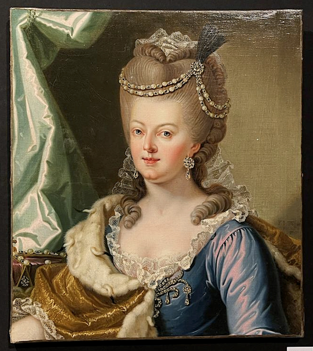 Portrait de Marie-Antoinette par Franz Stöber (1760-1834) Capt3755