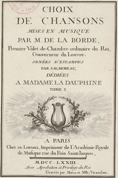 Jean-Benjamin de La Borde (ou de Laborde) (1734-1794), premier valet de chambre du roi Louis XV Capt3831