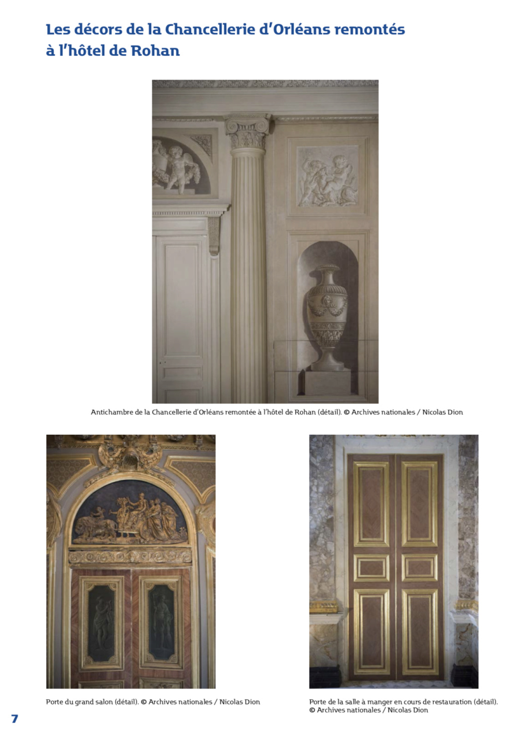 Rohan - L'hôtel de Rohan (Paris), et les décors de la Chancellerie d’Orléans - Page 2 Capt3941
