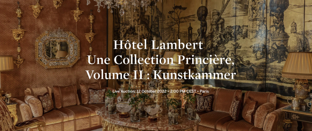 Sotheby s - Sotheby's Paris - Vente " Hôtel Lambert, une collection princière " Capt4103