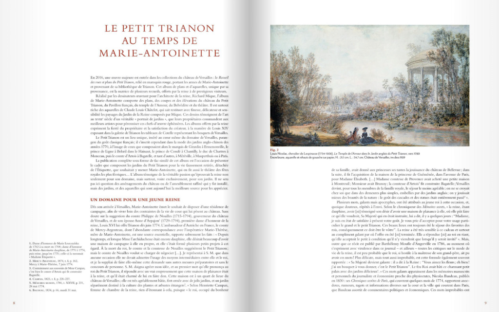 L'album de Marie-Antoinette, recueil des vues et plans du Petit Trianon. Sous la direction d’Élisabeth Maisonnier Capt4230