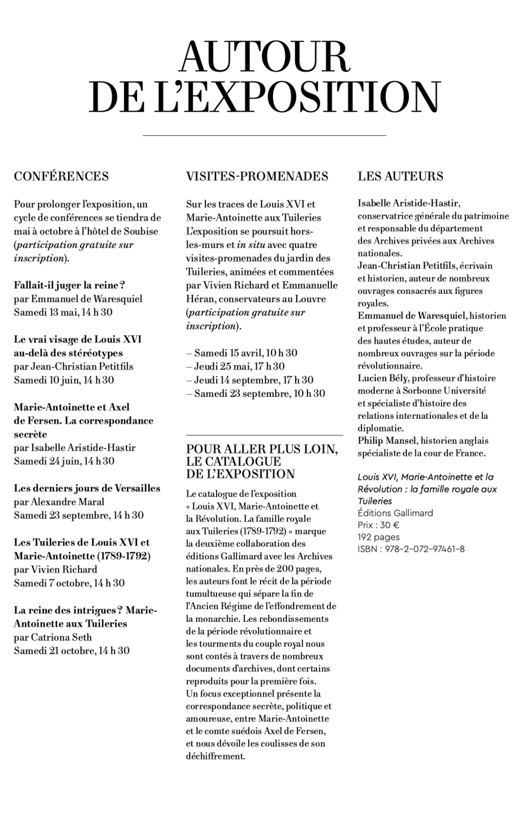 Exposition aux Archives nationales : Louis XVI, Marie-Antoinette et la Révolution, la famille royale aux Tuileries  Capt4829