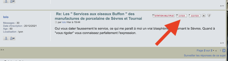 Les " Services aux oiseaux Buffon " des manufactures de porcelaine de Sèvres et Tournai - Page 2 Capt5316