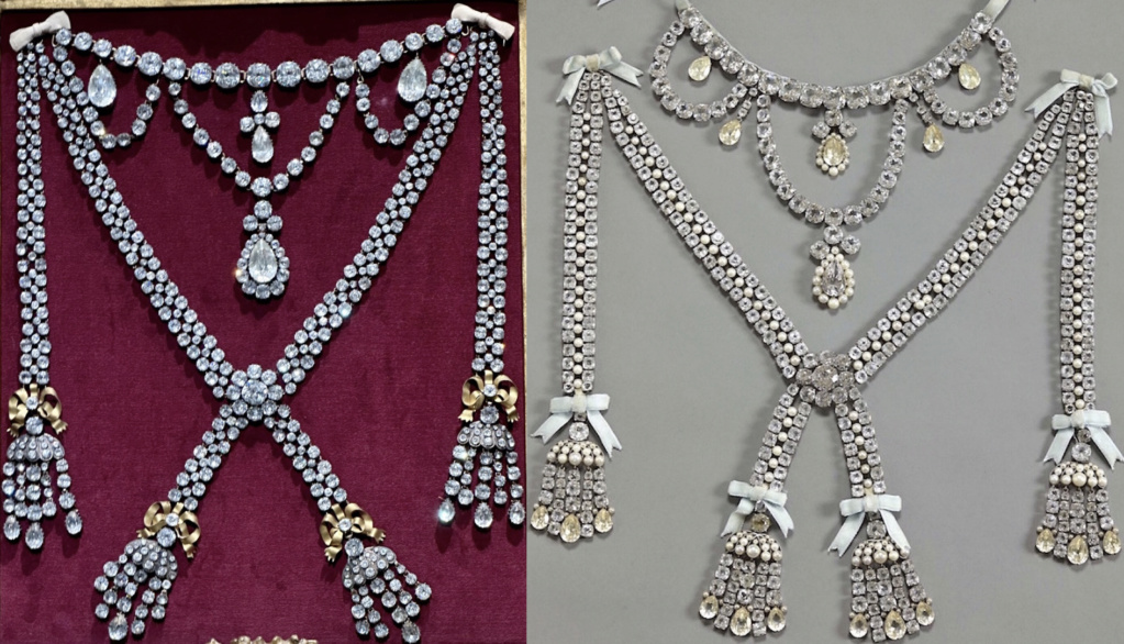 Le collier dit de la reine Marie-Antoinette (L'affaire du collier de la reine), et ses répliques Capt5516