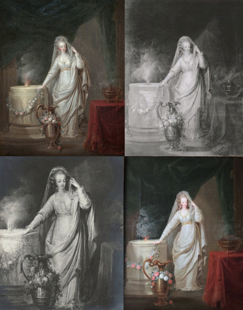 vestale - Portraits de Marie-Antoinette et de la famille royale par Charles Le Clercq ou Leclerq - Page 5 Capt5562