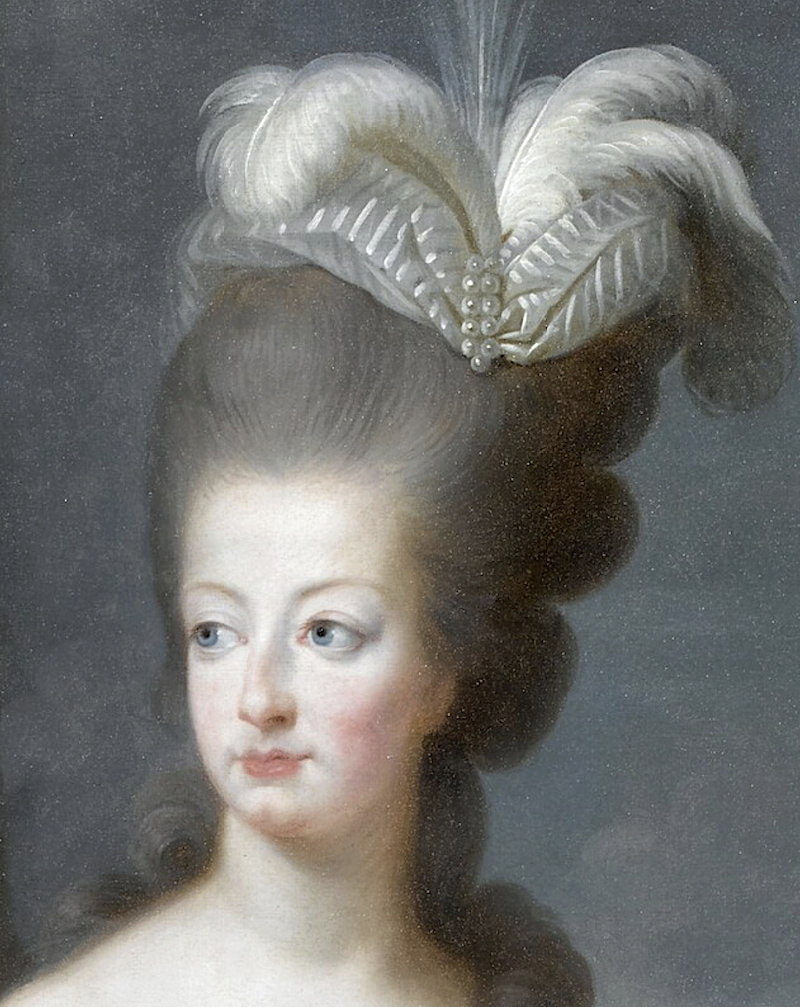 Premier portrait officiel de Marie-Antoinette par Mme Vigée-Lebrun (1778) Captu101