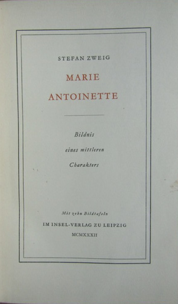 Marie-Antoinette, portrait d'une femme ordinaire. De Stefan Zweig Captu116