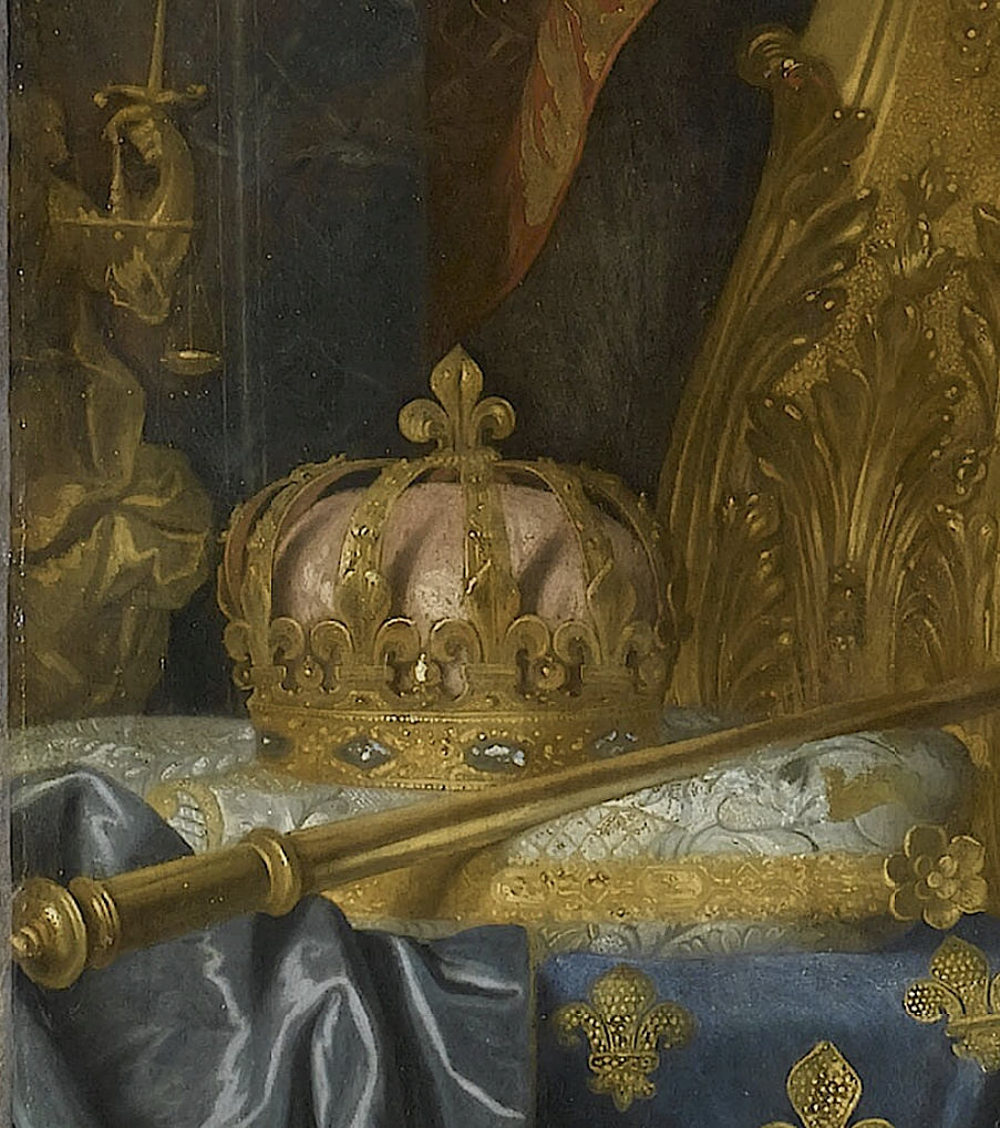 Les couronnes de la reine Marie Leszczynska et du roi Louis XV Captu144