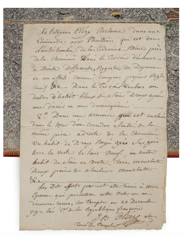 Cléry - Jean-Baptiste Cléry, valet de chambre de Louis XVI Captu211