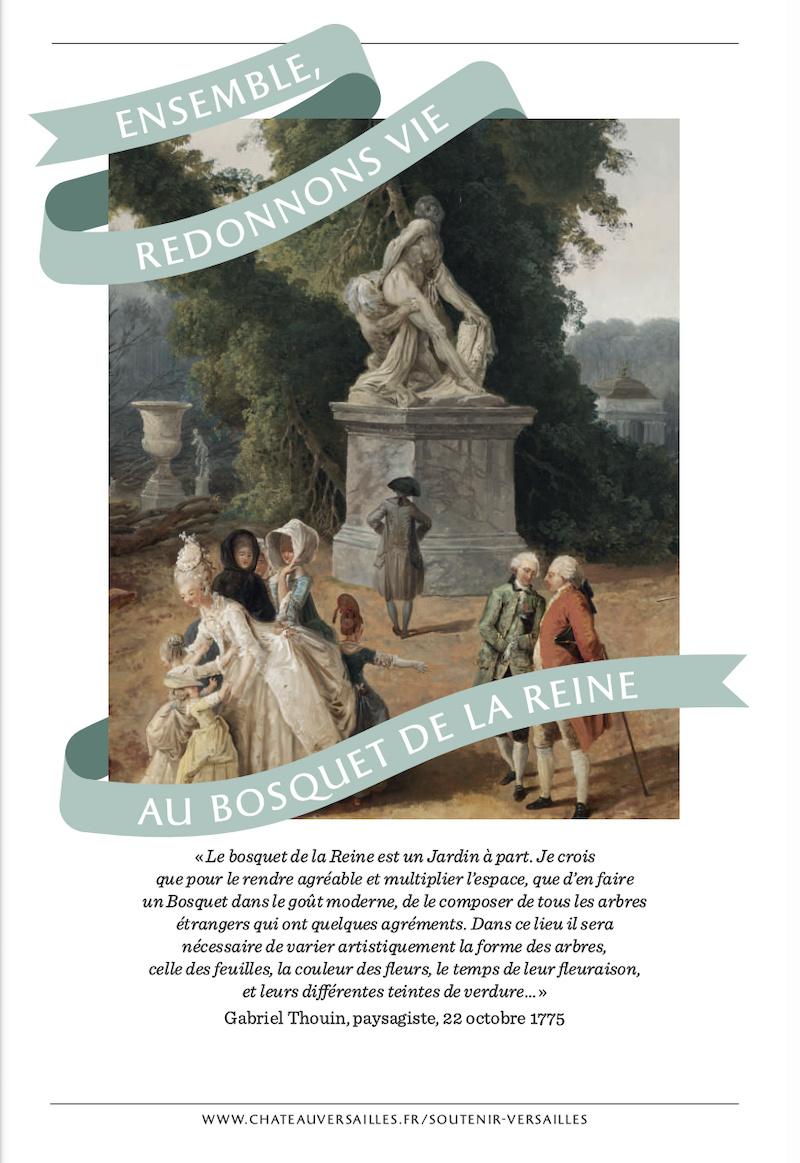Le bosquet de la Reine (anciennement bosquet de Vénus et bosquet du Labyrinthe) Captu255