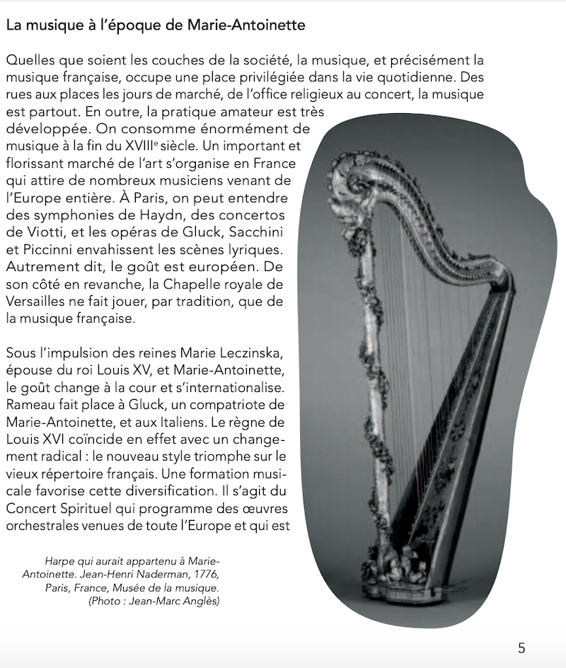 harpe - La harpe, ou les harpes, de Marie-Antoinette Captu433