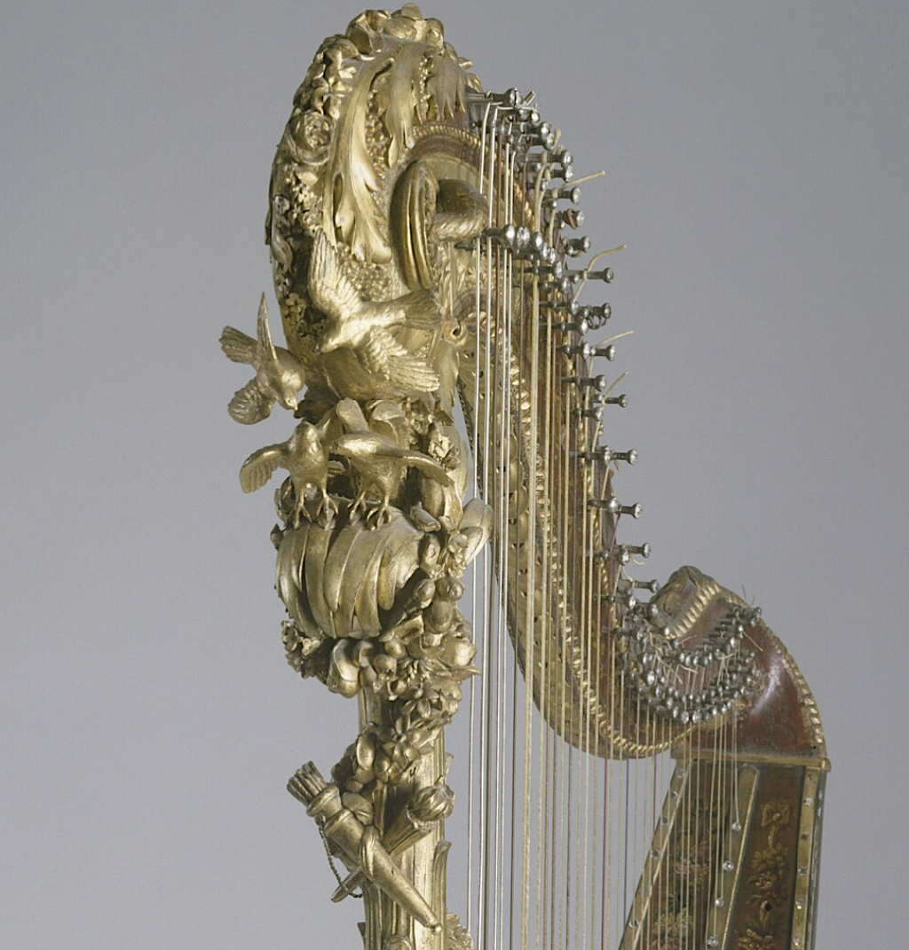 harpe - La harpe, ou les harpes, de Marie-Antoinette Captu434