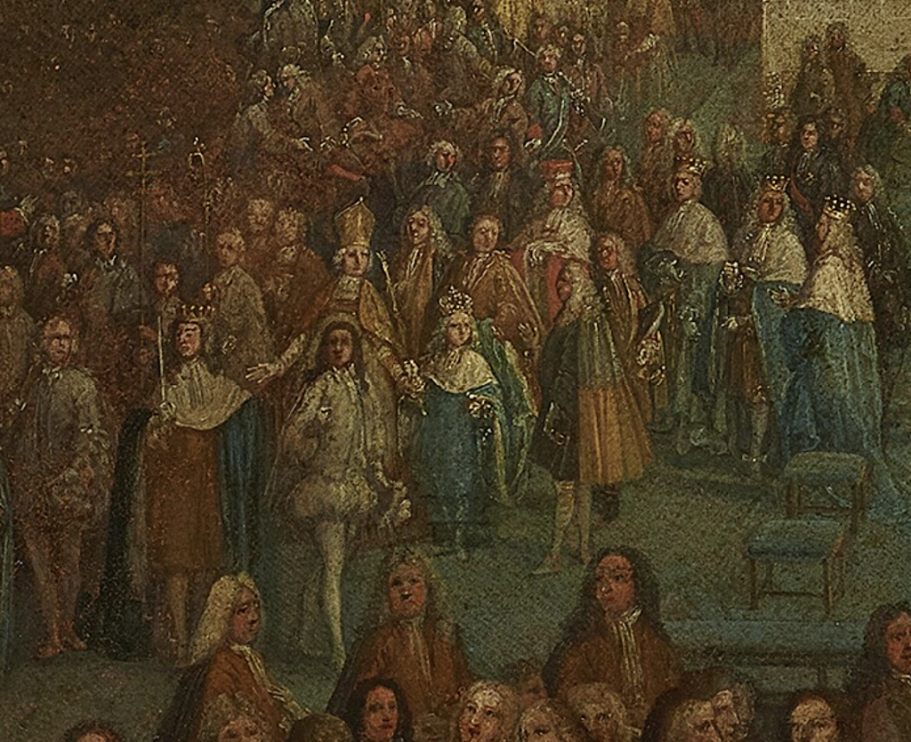 Les couronnes de la reine Marie Leszczynska et du roi Louis XV Captu507