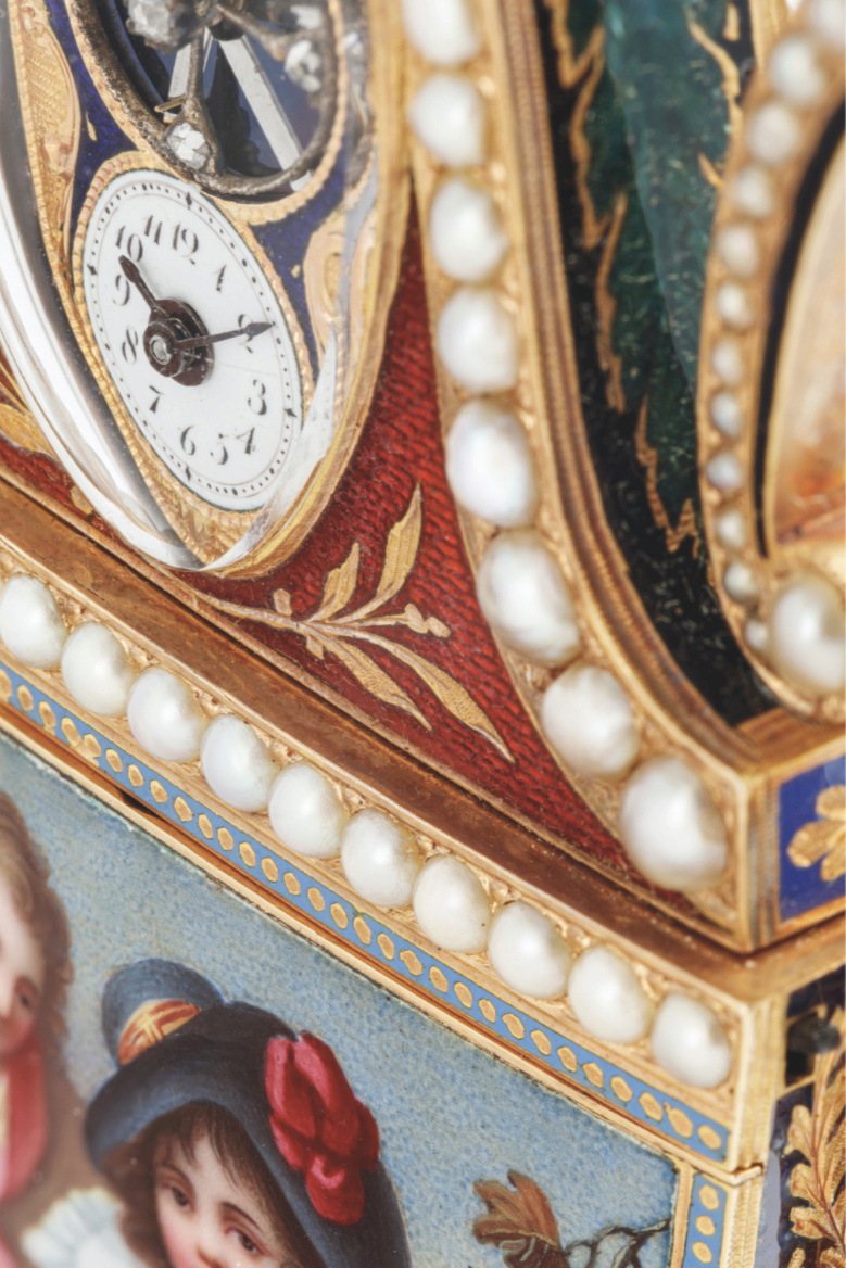 Boites, tabatières, montres, étuis et autres objets précieux du XVIIIe siècle Captu714