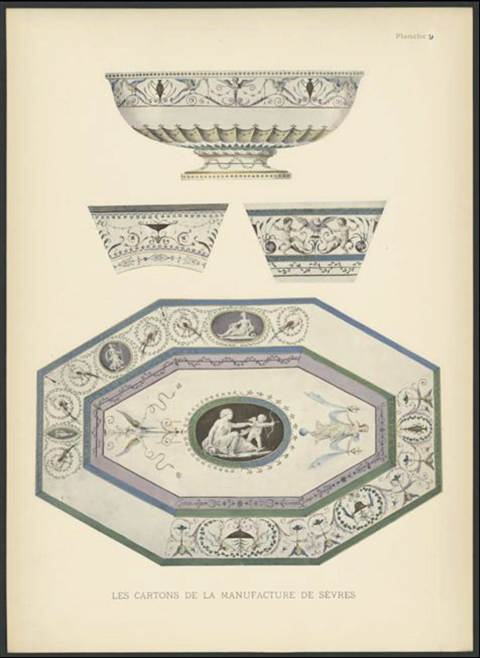 Services - Les services en porcelaine de Sèvres de Louis XVI Captu729