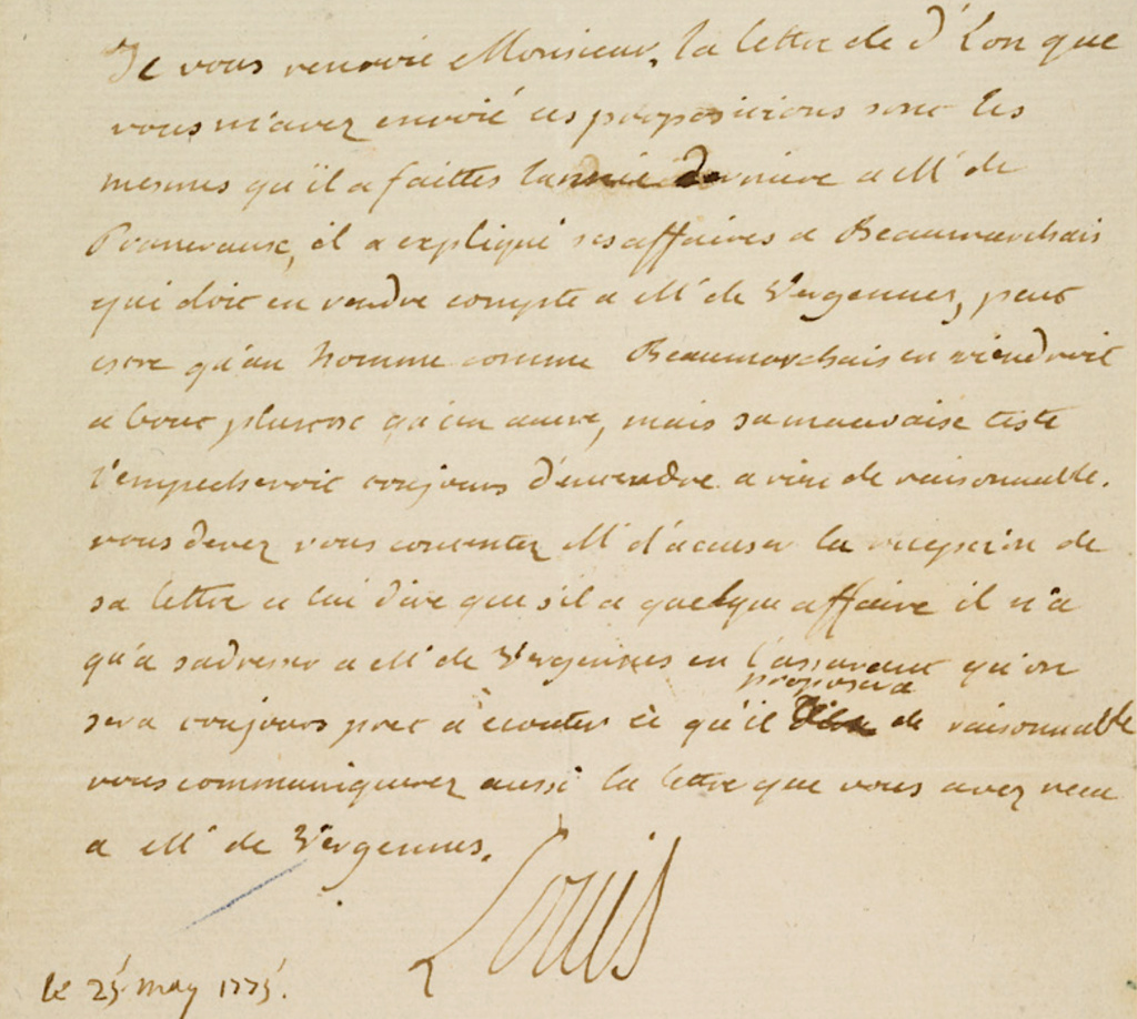 Lettres autographes et écrits de Louis XVI - Page 2 Captu759