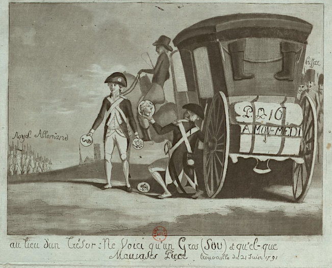 Varennes : Jean-Baptiste Drouet a-t-il reconnu Louis XVI grâce au profil du roi gravé sur une pièce de monnaie ? Captu878