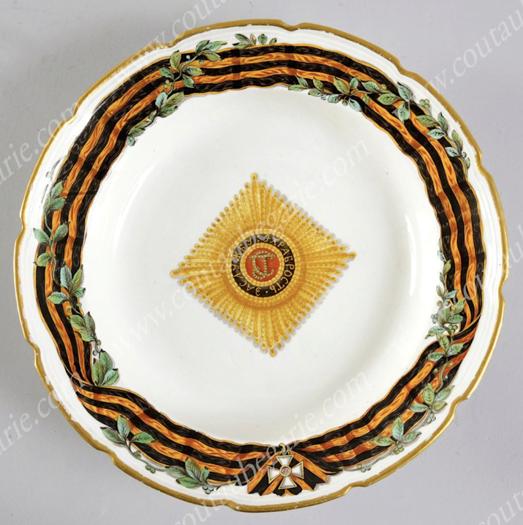 Les services en porcelaine aux ordres impériaux de Catherine II : Le service de l'Ordre de Saint-Georges Captu892