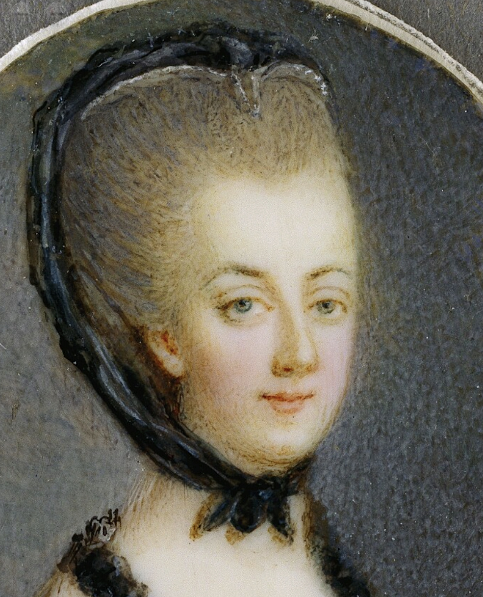 Portrait de Marie-Christine ou de Marie-Antoinette en deuil ? Captu923