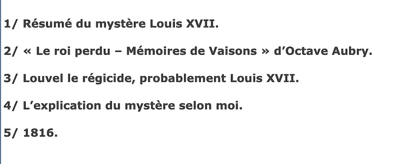 pilayrou - Recherches de J.C Pilayrou : Louis XVII, le cas Louvel et "Le roi perdu" d'Octave Aubry - Page 9 Captu950
