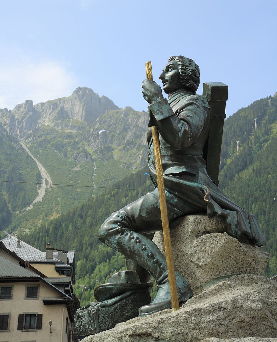 1786 : La première ascension du Mont-Blanc par Jacques Balmat et Michel Paccard, naissance de l'alpinisme Chamon10