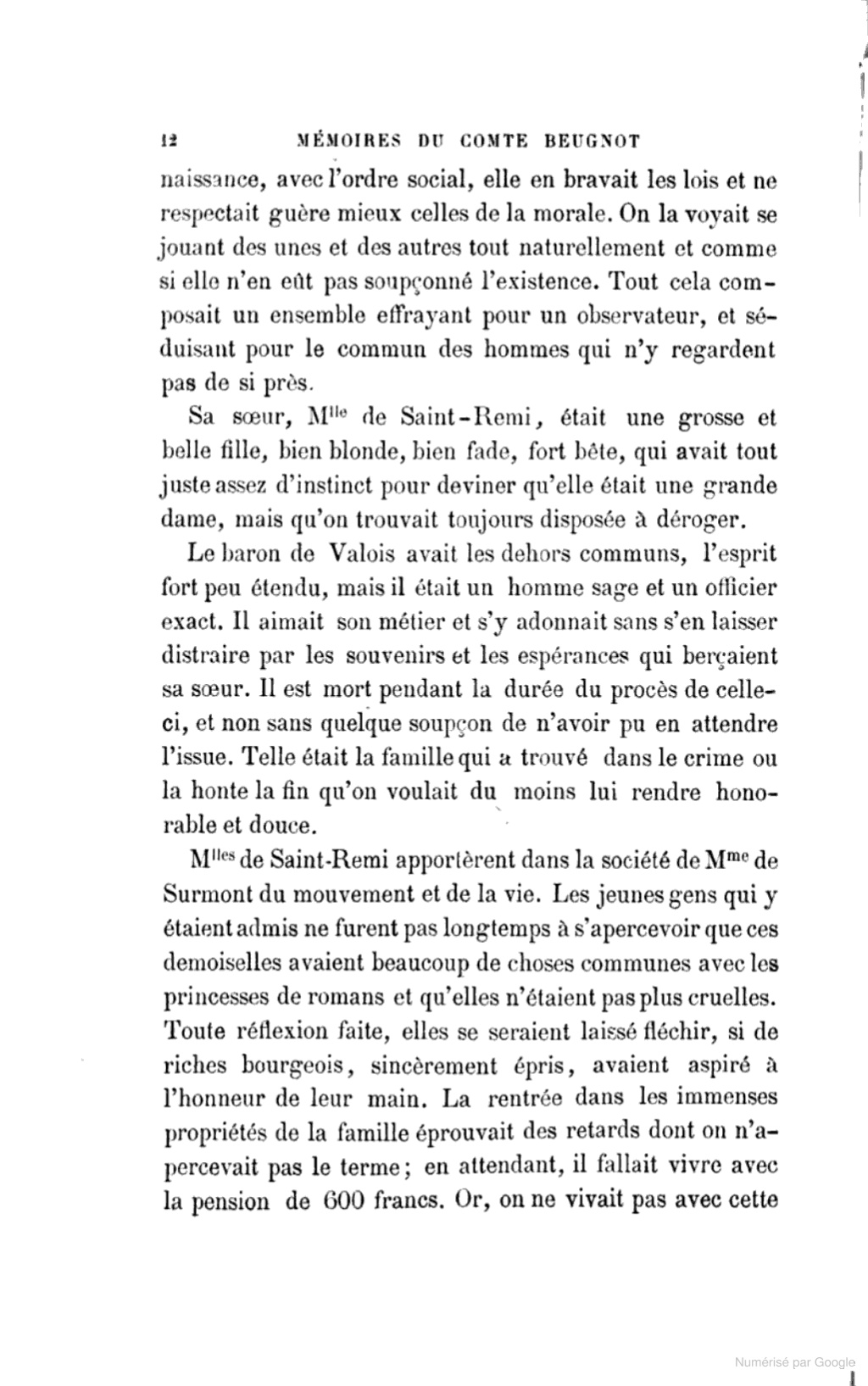 Mémoires du comte Jean-Claude Beugnot (1783-1815) Conten22