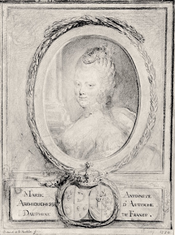 Ducreux - Portraits de Marie-Antoinette en buste par Joseph Ducreux (et d'après) Dessin10