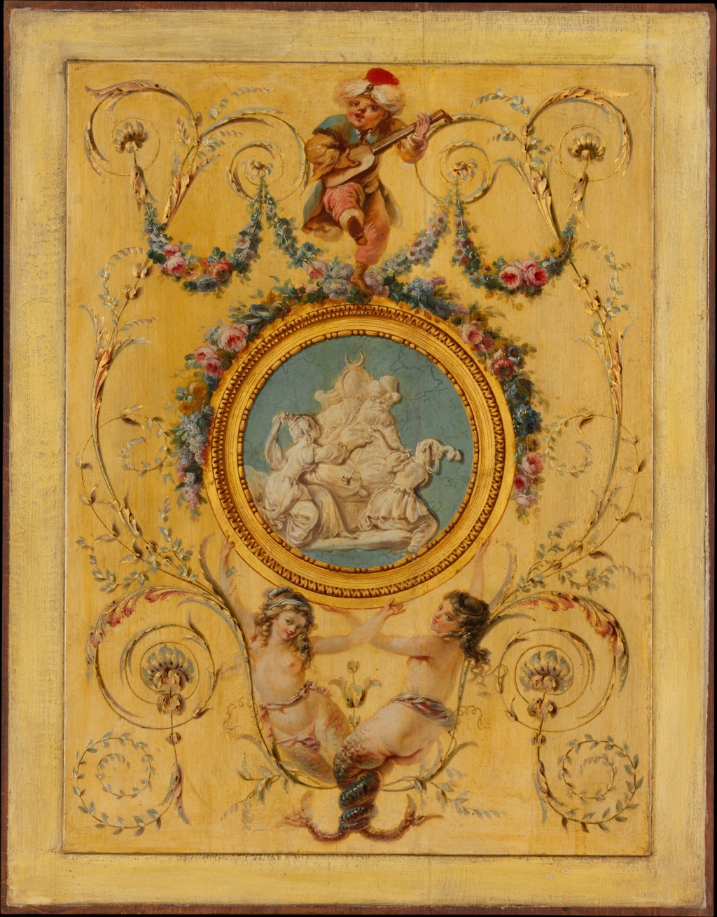 turc - Décors et meubles des boudoirs turcs du comte d'Artois : reconstitution au musée du Louvre Dp102610