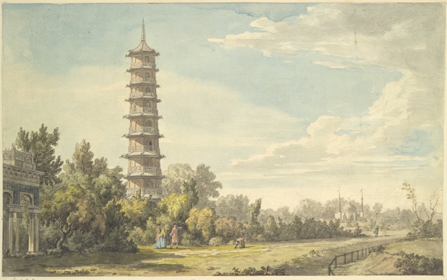 chanteloup - Le château et la pagode de Chanteloup, domaine du duc de Choiseul Dp105010