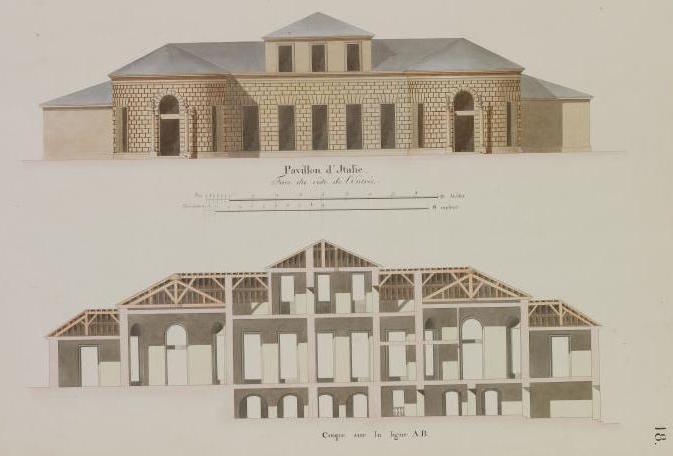 Baignoire provenant du château de Saint-Cloud, réputée avoir été utilisée par Marie-Antoinette ?  E1317510