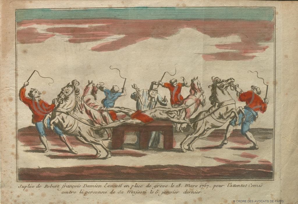 Robert-François Damiens et la tentative d'assassinat de Louis XV  E_g_1410