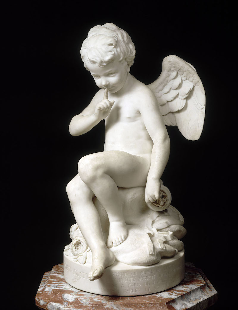 L'Amour menaçant de Falconet, l'oeuvre la plus reproduite au XVIIIe siècle et après ?  F144-010