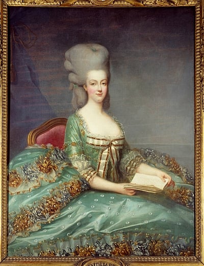 Marie-Antoinette en buste attribué à Jean-Baptiste-André Gautier Dagoty ?  Franco42