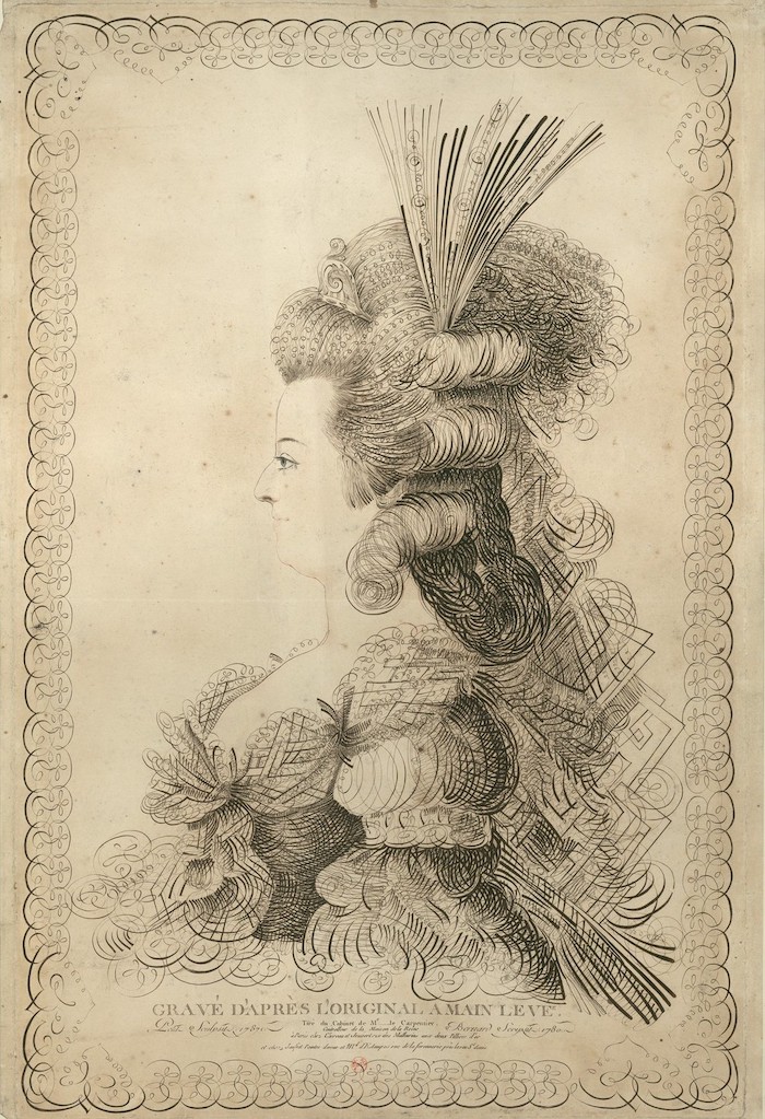 bernard - Jean-Joseph Bernard : portraits au trait de plume de Marie-Antoinette et Louis XVI - Page 2 Gravea10