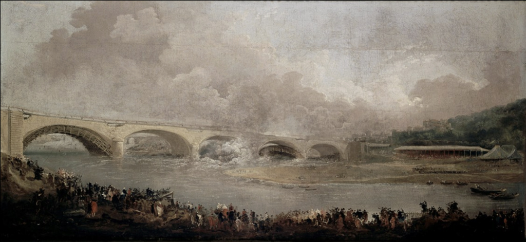 Le pont de Neuilly au XVIIIe siècle Hubert10