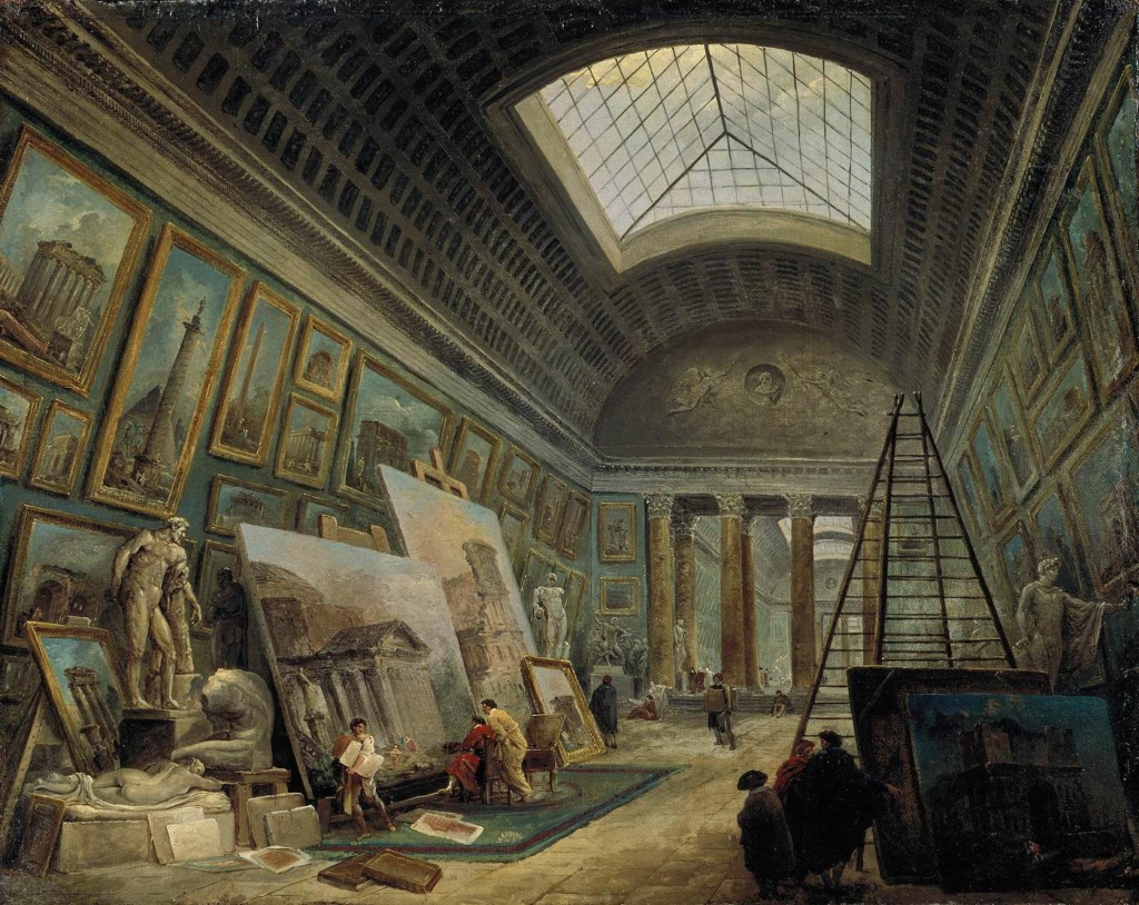 Le palais et musée du Louvre Hubert19