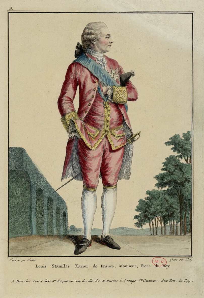  Louis-Stanislas, comte de Provence, et futur roi Louis XVIII Image123