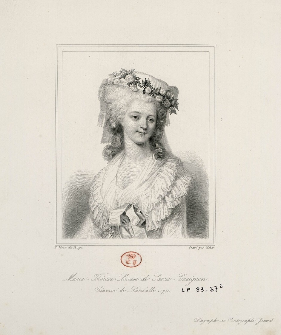 Portraits de la princesse de Lamballe par et d'après Angelica Kauffmann Image359