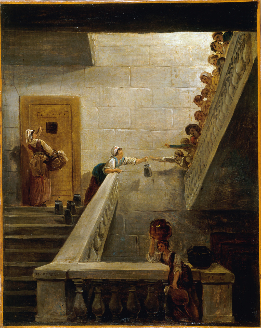 Hubert Robert en prison (1793-1794) : le peintre sur assiettes Image815